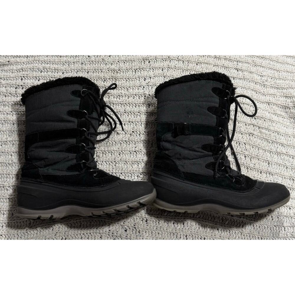 Kamik Winter Boots SnoValley 2 200g Water Resistant Womens Sz 9 EU 40 Black Gray